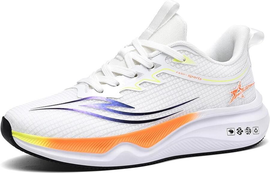 Professionele Heren Hardloopschoenen met Carbon Plaat Lichtgewicht & Ademend