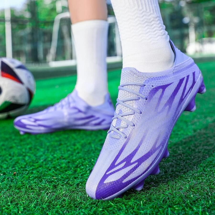 Professionele Heren Voetbalschoenen met Noppen voor Training Buiten