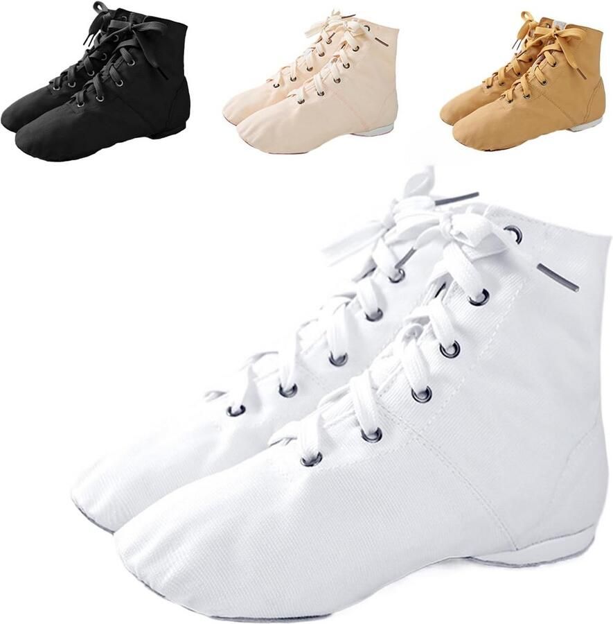 Professionele Jazz Dansschoenen voor Dames Splitzool Sneakers voor Salsa Ballet en Modern Dansen