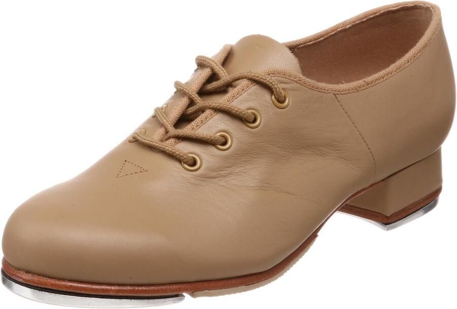 Professionele Jazz Tap Dansschoenen voor Dames Flexibele Steun en Comfort Huidskleur