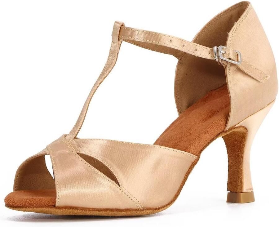 Professionele Latijnse Dansschoenen voor Dames Flexibel en Stevig
