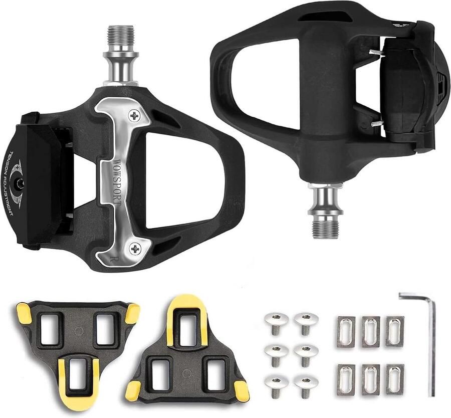 Professionele Racefiets Pedalen Koolstofvezel SPD-SL 3-Bout Bevestiging