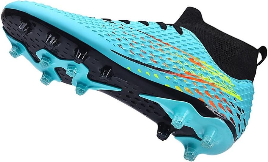 Professionele Voetbalschoenen Jongens & Heren High Top Spikes voor Outdoor Training