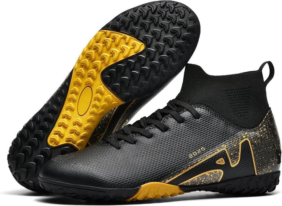 Professionele Voetbalschoenen met Noppen voor Heren en Jongens High Top Trainingsschoenen