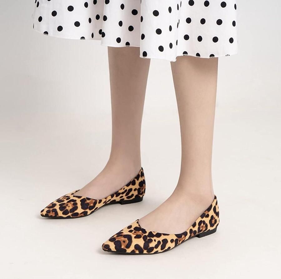 Provento Comfortabele Dames Ballerina's voor Casual en Jurk Outfits met Puntige Neus