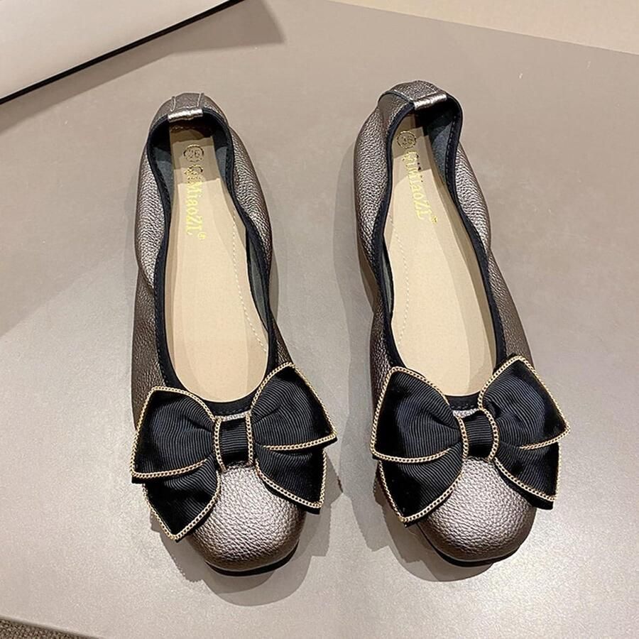 Provento Platte Pumps voor Vrouwen Dames Ballet Ballerina Flats voor Werk en Office Comfortabele Slip On Schoenen met Ronde Neus