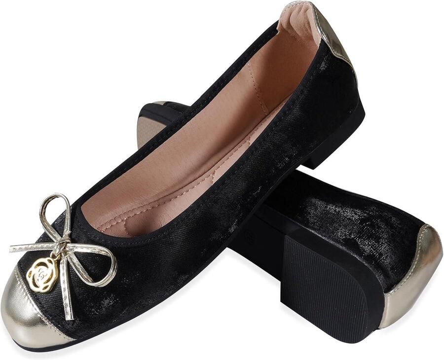 Provento Ronde Neus Mary Jane Schoenen voor Vrouwen Comfortabele en Dressy Bowtie Slip On Flats met Ronde Neus Modieuze Vrouwen Ballet Flats