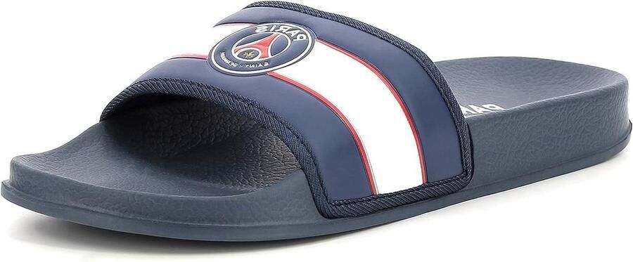 PSG Slipper Paris Saint Germain Voetbal Fan Officieel Gelicentieerd Blauw