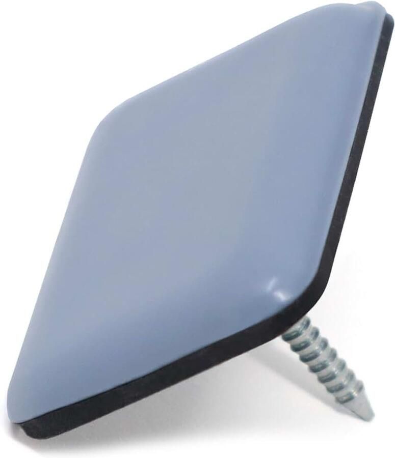 PTFE-N-GR-2435-4 PTFE-N-GR-2435 4 x PTFE-glijders met spijker grijs-blauw 24 x mm