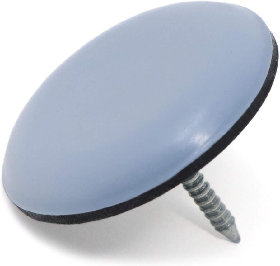 PTFE-N-GR-30-16 PTFE-N-GR-30 16 x PTFE-glijders met spijker grijs-blauw Ø mm