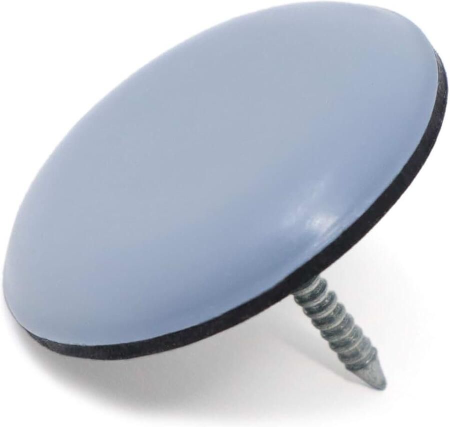 PTFE-N-GR-30-4 PTFE-N-GR-30 4 x PTFE-glijders met spijker grijs-blauw Ø mm