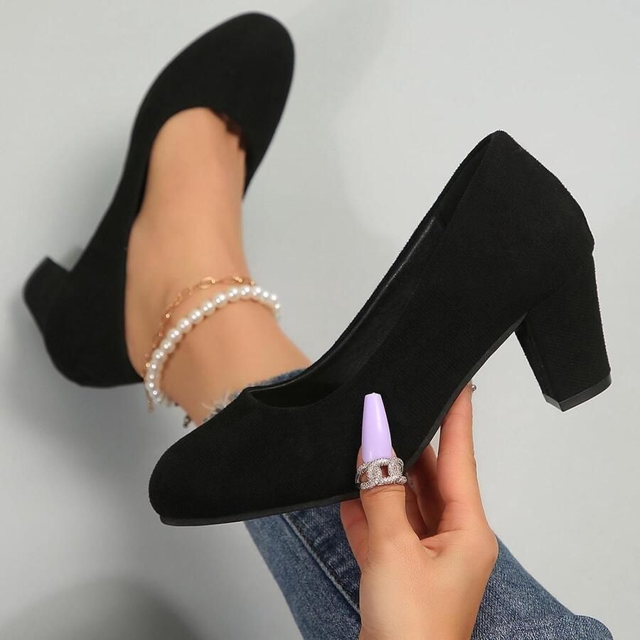 Pumps casual hoge hakken halfhoge hakken klederdrachtschoenen Mary Jane-schoenen comfortabele ondersteuning werkpompen blokhak slip-on damesschoenen voor Oktoberfest