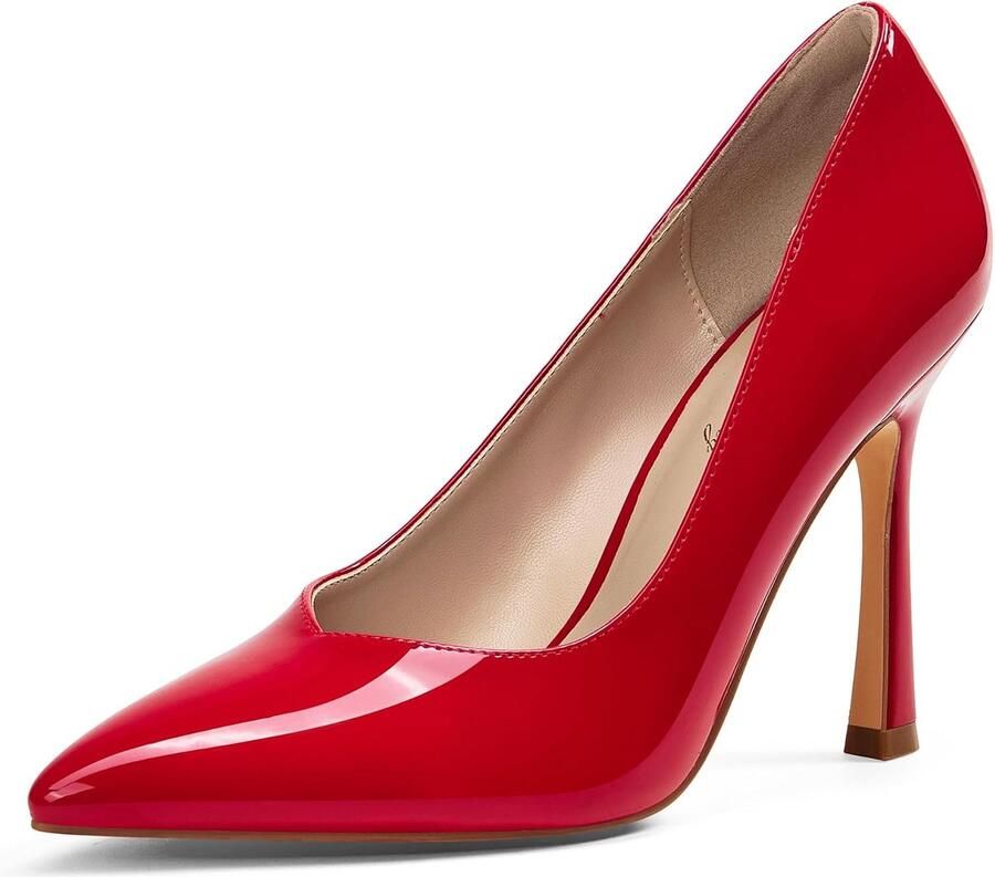 Pumps dames gesloten punt hak stiletto bruiloftsschoenen