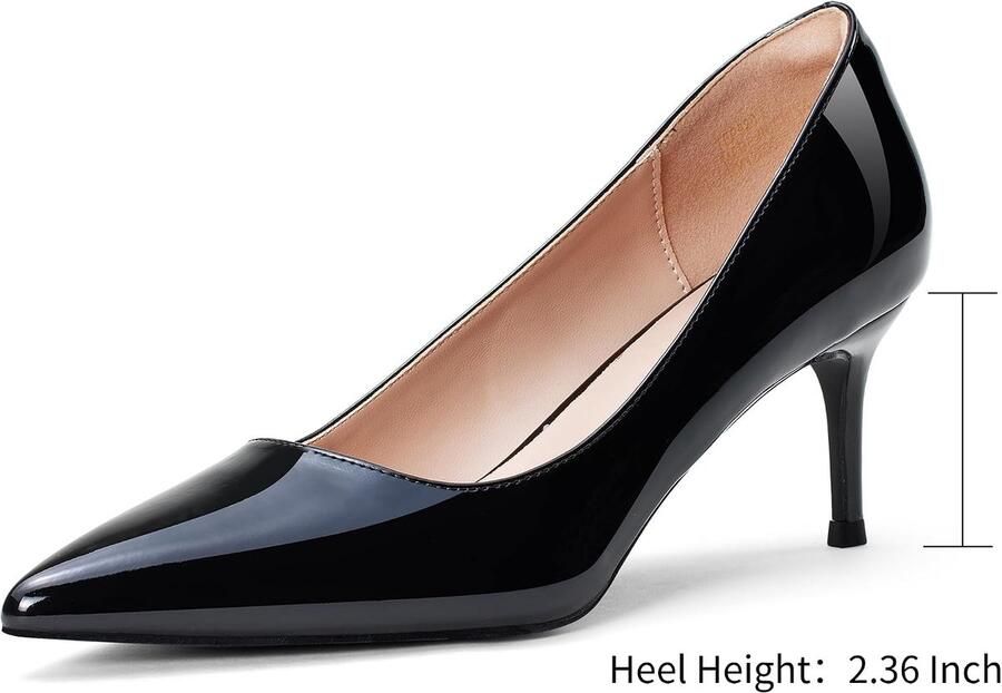 Pumps gesloten punt sexy comfortabel elegant voor werk kantoor date eindejaarsbal feest bruiloft kerk