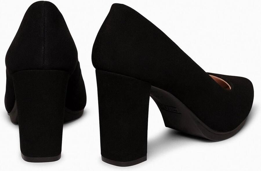 Pumps met Hoge Hak Suède Leer Ultra Comfort Gel Stabiele Hak Spitse Neus Premium Vakmanschap