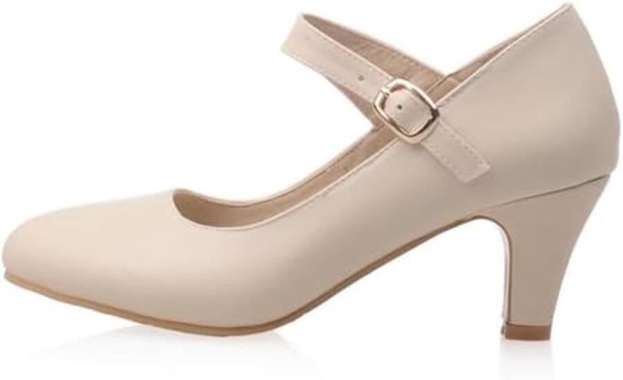Pumps met kleine hak Beige - Foto 1