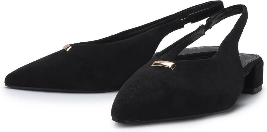 Pumps met lage hak van - Foto 1