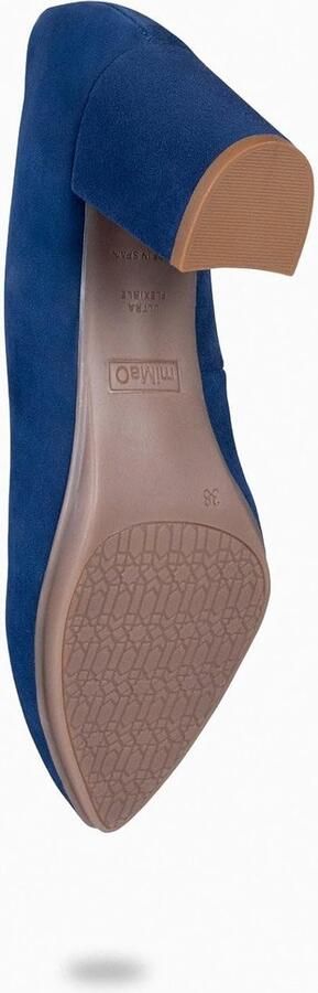 Pumps met Middelhoge Hak Suède Leer Ultra Comfort Gel Stabiele Hak Premium Vakmanschap