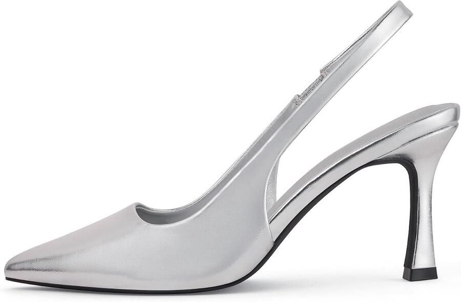 Pumps voor dames modieuze hakken met enkelriem pumps slip-on schoenen voor feest bruiloft afstudeerfeest hoge schoenen met naaldhak