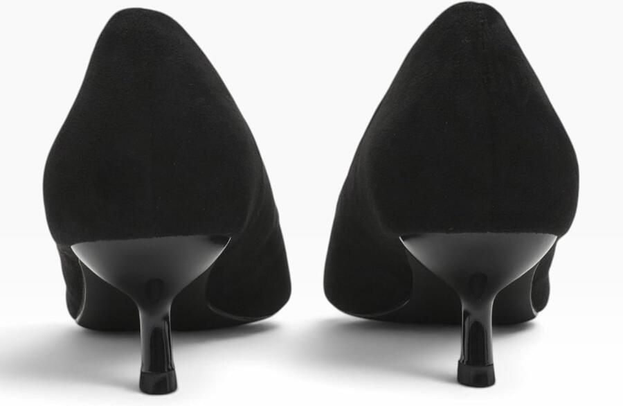 Pumps voor dames puntig met lage hak elegant