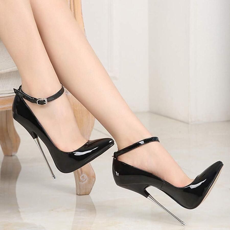 Pumps Vrouwelijke Hoge Hakken Elegant Spitse Neus Stiletto Hoge hak Aantrekken Sexy Feest Mode Nette Schoenen