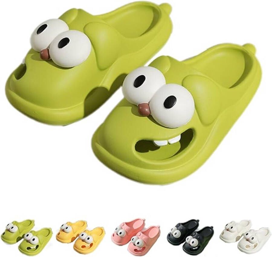 Puppypantoffels Badpantoffels Dames pantoffels Grotschoenen Eenvoudige pantoffels Buiten Om Binnen Te Dragen Thuis Antislip 1 paar groente 38-39)