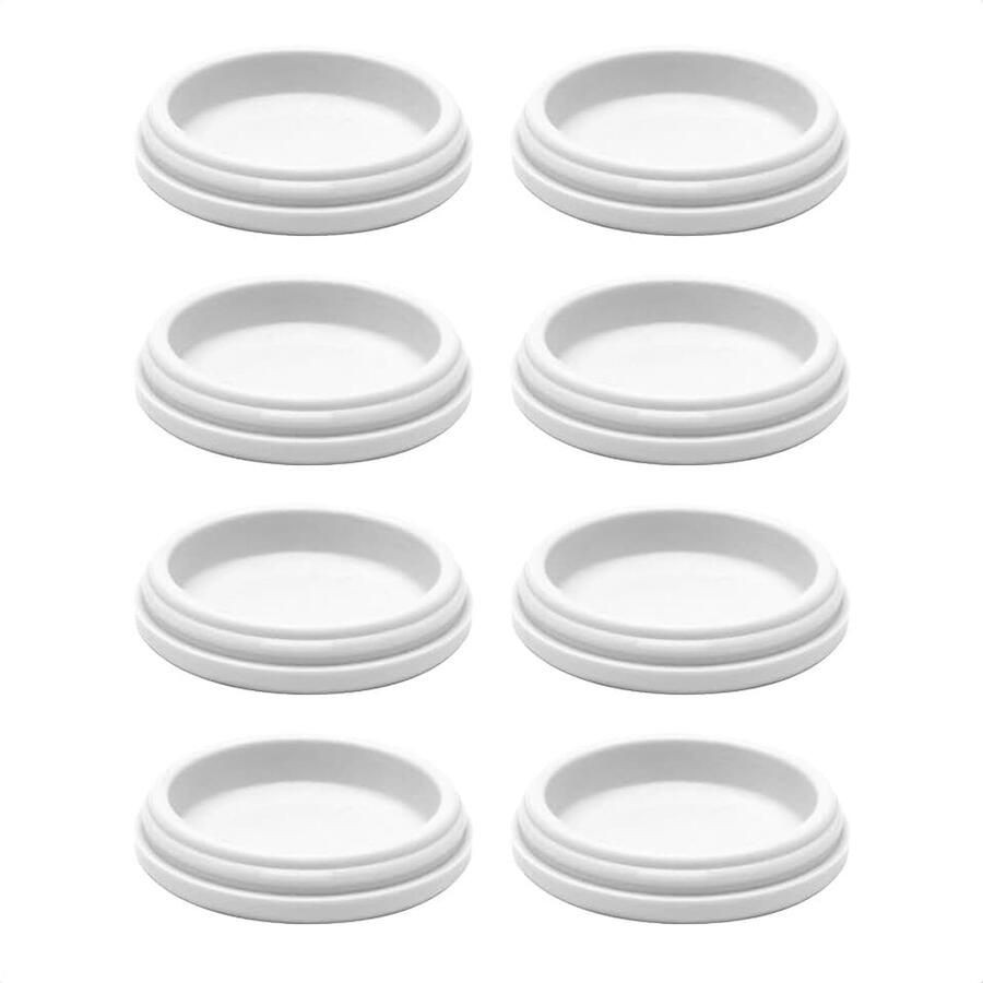 QuickClick Kunststofglijders Meubelglijders vervanging I set van 8 vervangbare verwisselbare glijders kunststof HYPER Ø 30 mm voor basisdeel Ø 30 mm Made in Germany