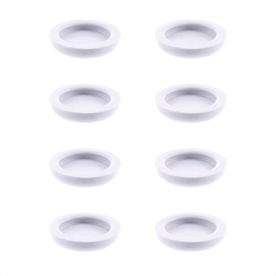 QuickClick Kunststofglijders Meubelglijders vervanging I set van 8 vervangingsglijders verwisselbaar kunststof HYPER SLIM Ø 20 mm voor base Ø 20 mm Made in Germany
