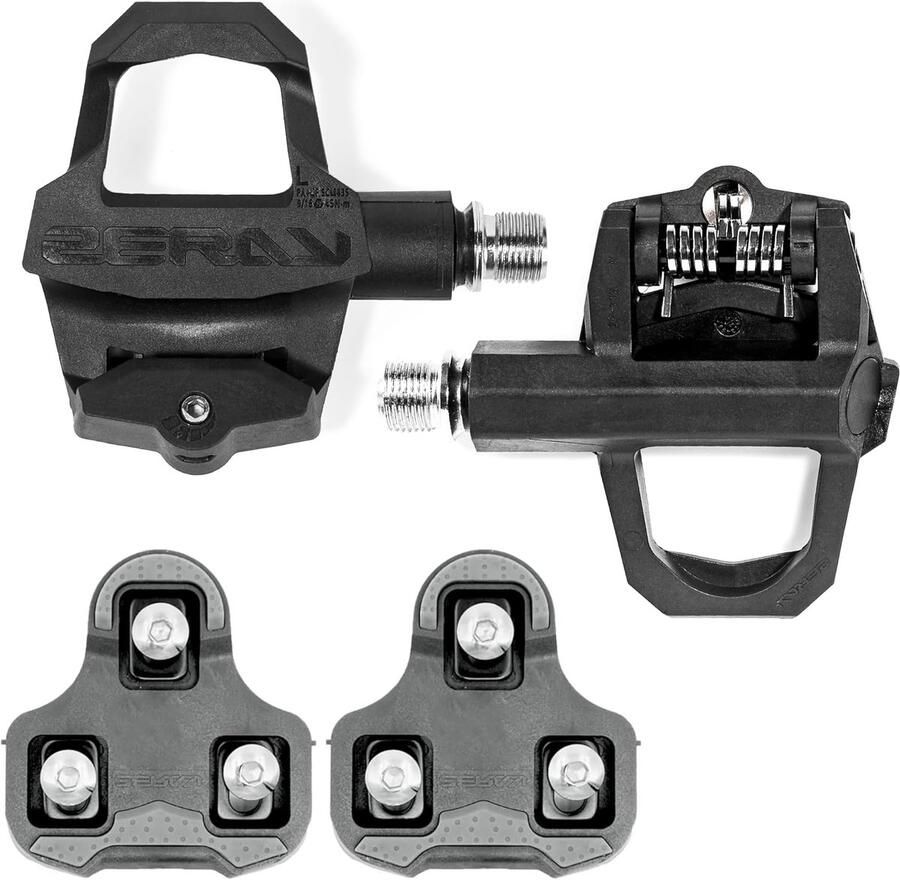 Racefiets Pedalen Lichtgewicht Pedaal Wielrennen Hoge Sterkte Look KEO compatibel Carbon Zwart