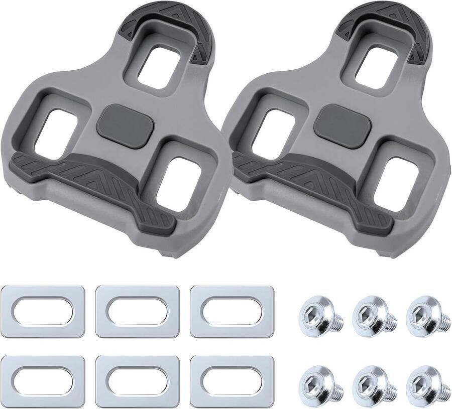 Racefiets Schoenenplaatjes voor Klikpedalen 4.5° Float & Anti-Slip Compatibel met Kliksyste