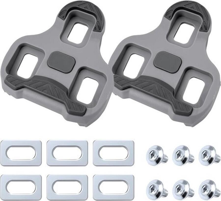 Racefiets Schoenenplaatjes voor Klikpedalen 4.5° Float & Anti-Slip Compatibel met Kliksyste