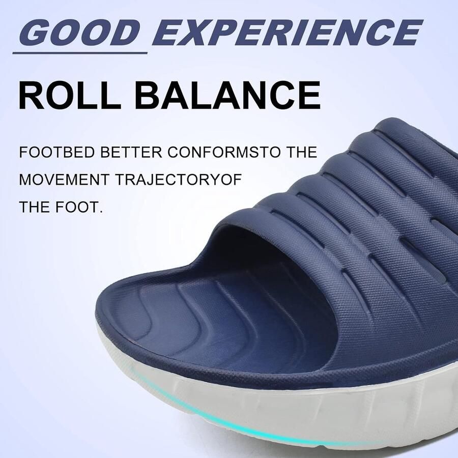 Recovery Sandalen voor heren met comfortabele plantaire fasciitis boogondersteuning orthopedische mannen lichte sportslippers vermindert de belasting van voeten gewrichten voor rug