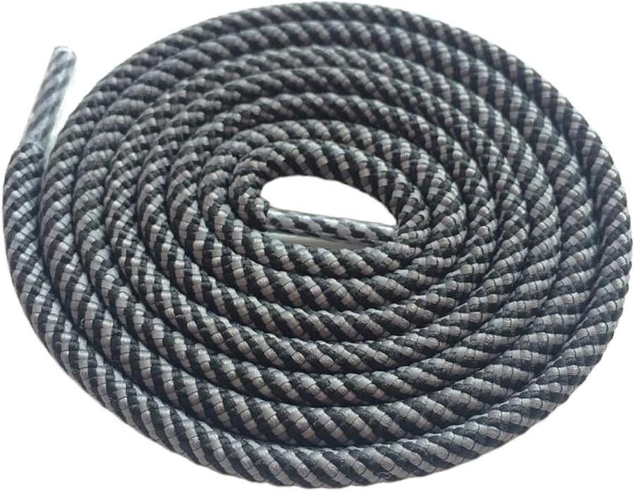 Reflecterende Schoenveters Sport Veters Veilig Lopen Hoge Zichtbaarheid Diameter Grijs