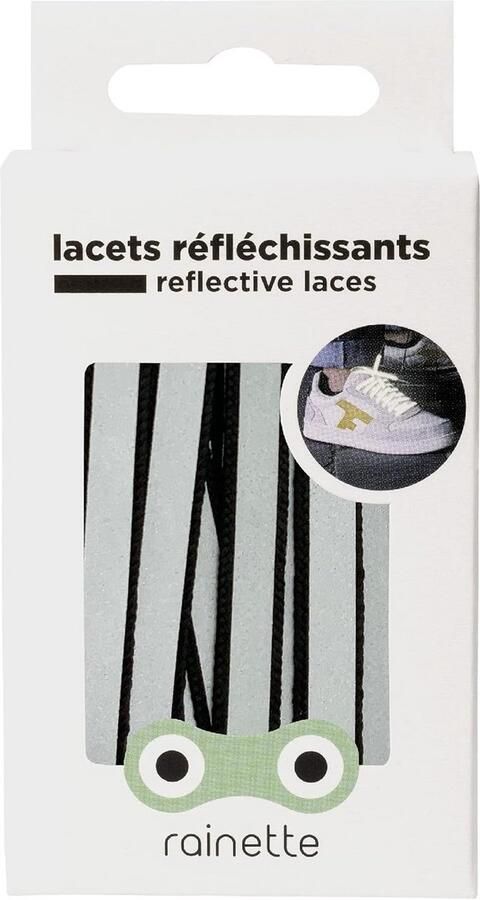 Reflecterende Zwarte Veters Universele Schoen- Scooter- en Steppen-Accessoire