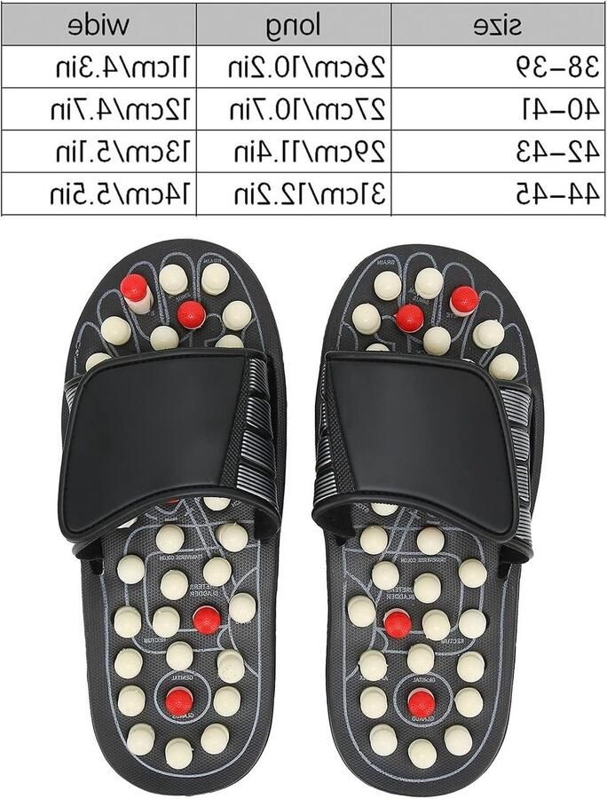 Reflexologie Slippers voor Acupressuur en Pijnverlichting Comfortabele Schoenen voor Stressvermindering en Gezondheidszorg