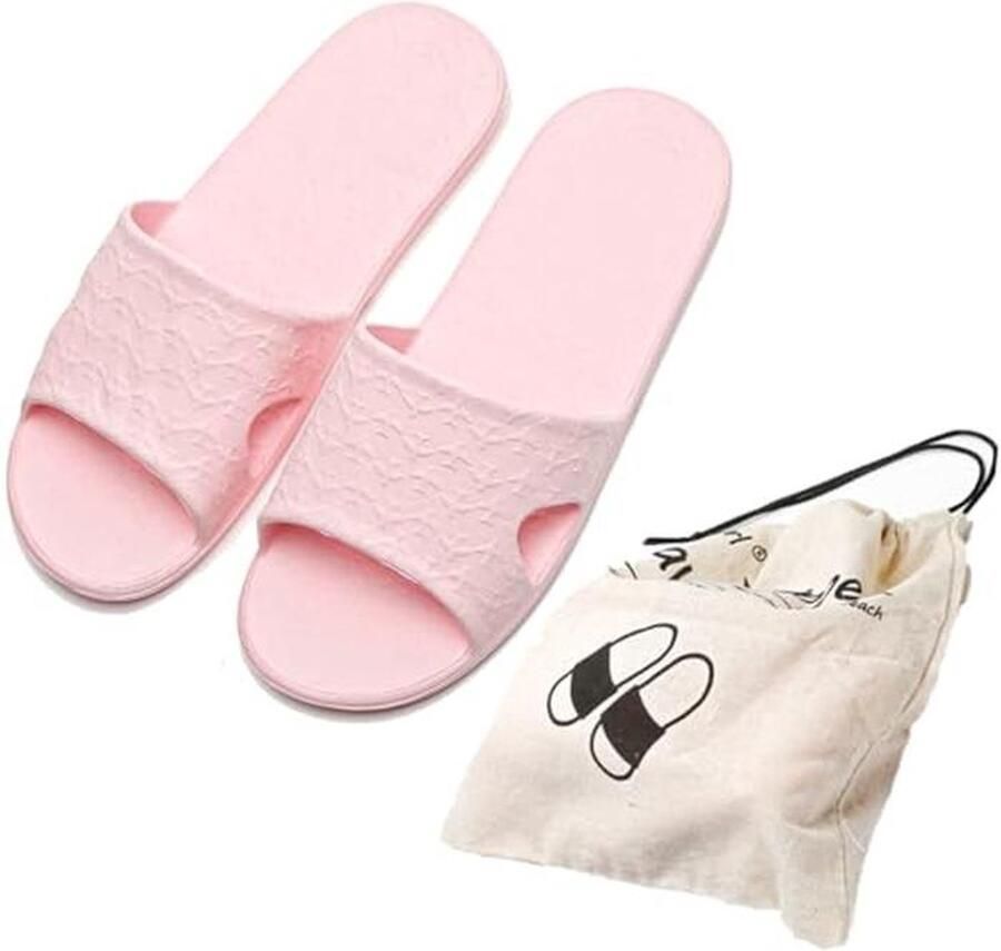Reis Sloffen voor en Opvouwbare Pantoffels Zacht Comfortabel Antislip Sneldrogend en Ideaal voor Thuis en Reis