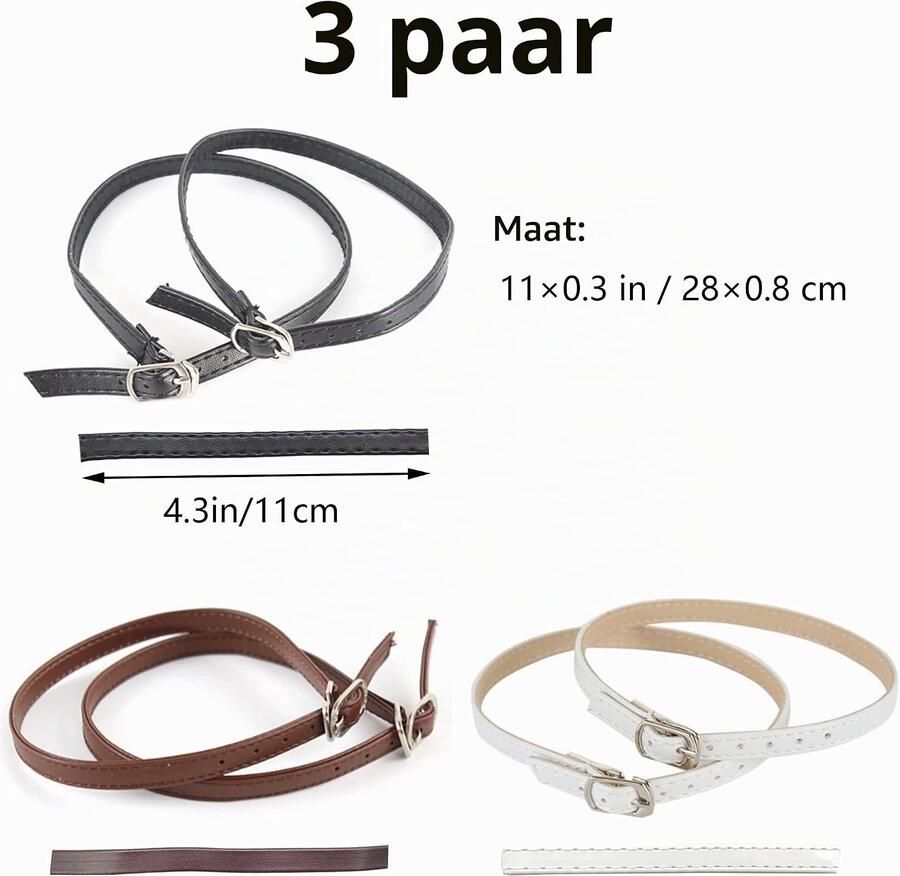 Removable Schoenriemen voor Hakken Verstelbare Laarzen Straps Anti-Verlies Accessoires voor Dames DIY Decoratie en Schoenbelts