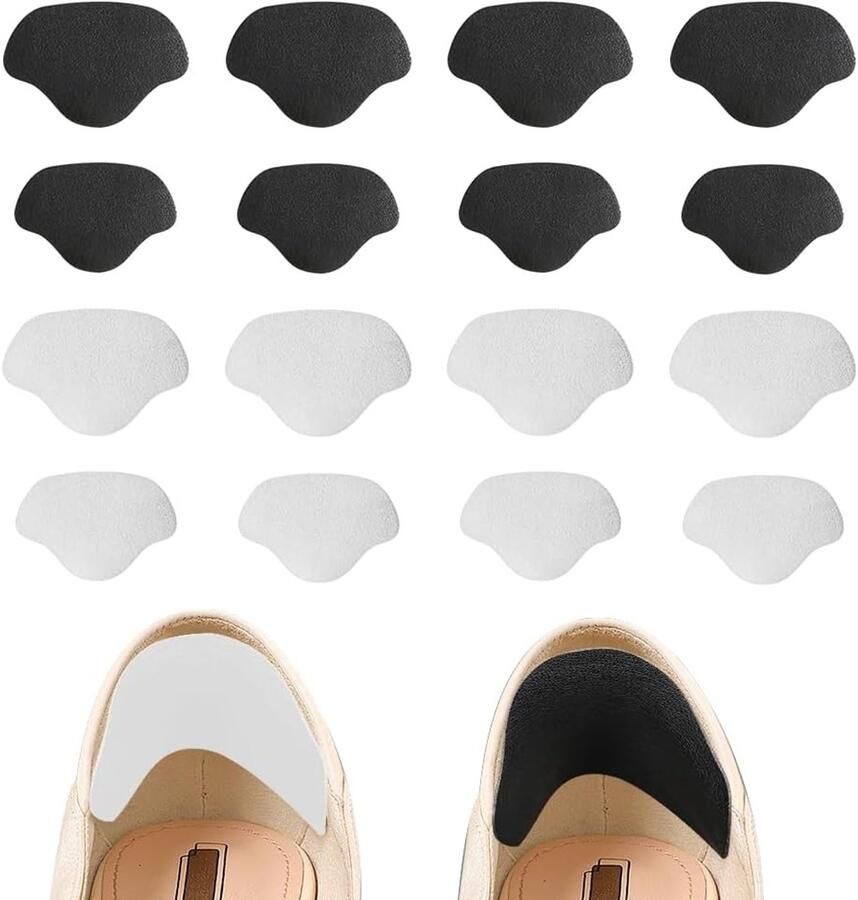 Reparatiepleisters voor schoenhakken 16 waterdichte pleisters 0 8 mm dik ideaal voor sneakers leren schoenen en laarzen universele