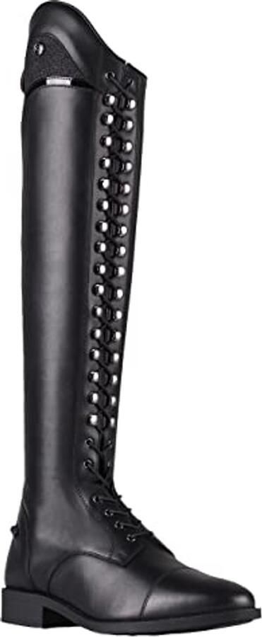 Rijlaarzen met Lakleer en Glitterdecoratie voor Dames