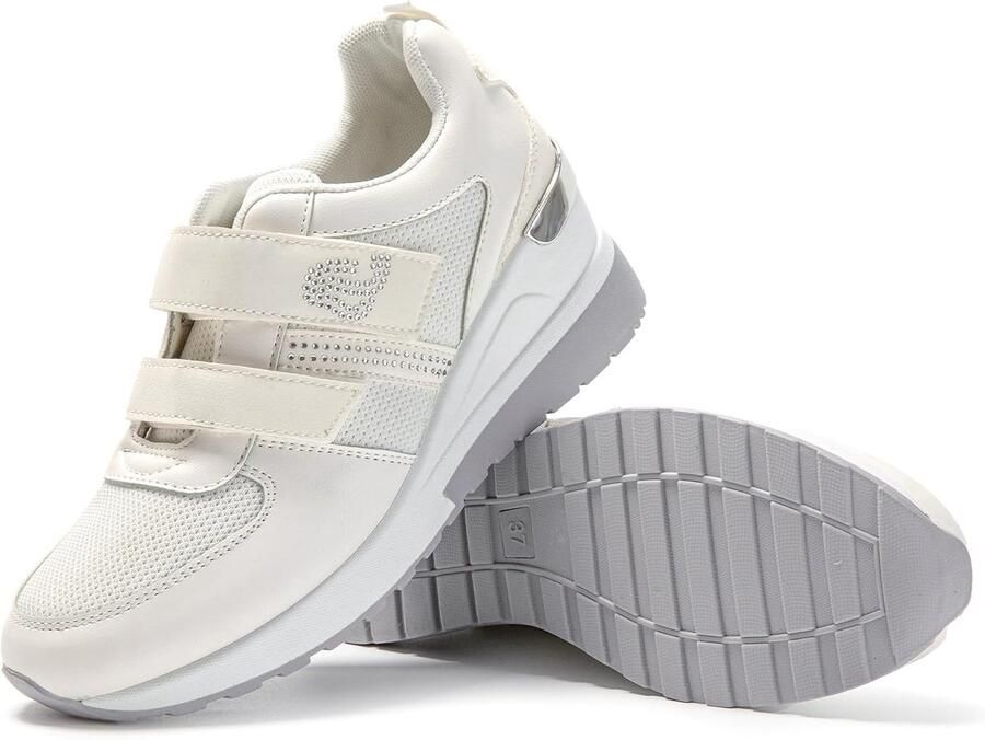 Ripped Casual Wedge Schoenen Dames Comfortabel Trendy Design Perfect voor Vrijetijd ShopVlot - Foto 1