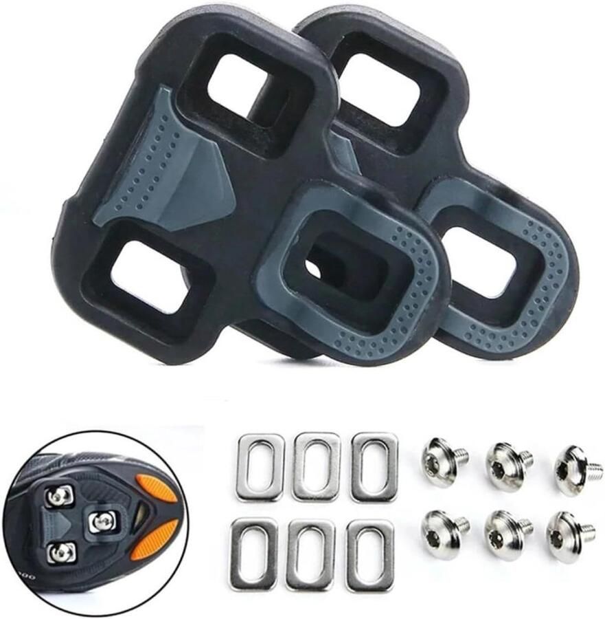 Road Bike Cleats met KEO Grip Antislip TPU Oppervlak voor Verbeterde Grip en Stabiliteit