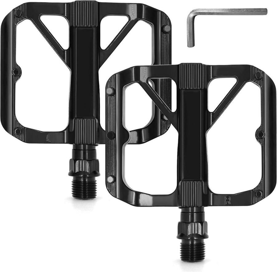 Robuuste Aluminium Fietspedalen met Anti-Slip Spijkers voor Mountainbike en Racefiets