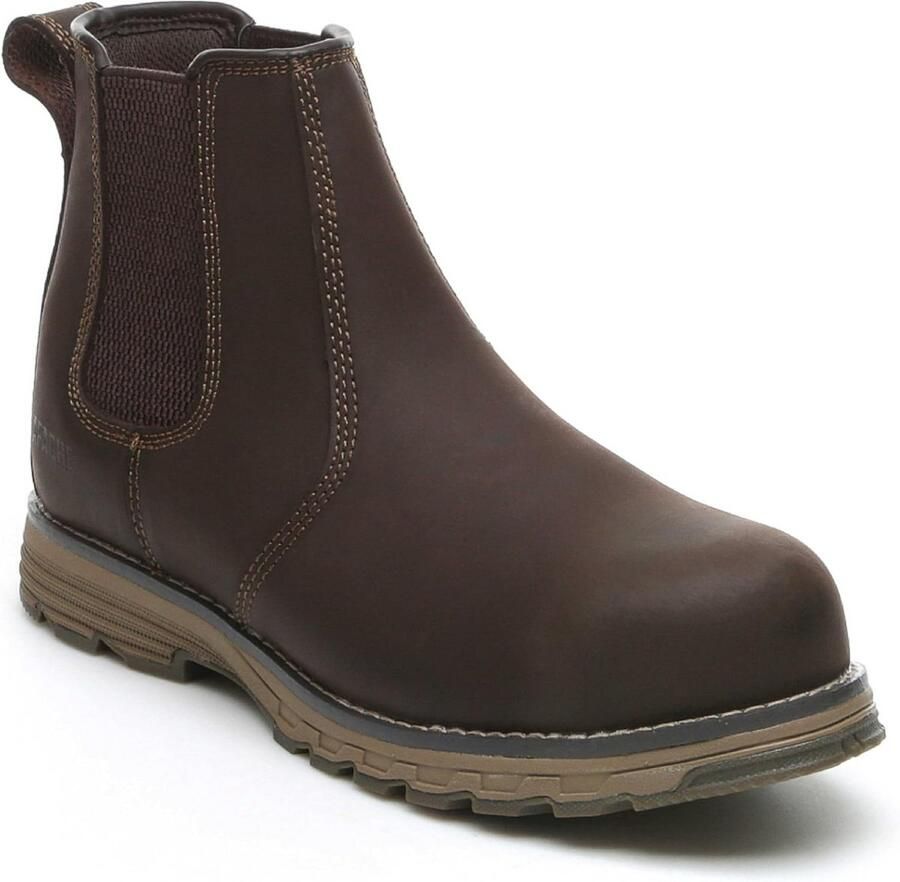 Robuuste Chelsea Boots Heren Bruin Waterbestendig