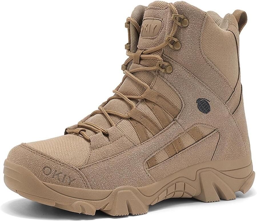 Robuuste Heren Laarzen: Tactische Strijd- Leger- en Militaire Wandelschoenen voor Outdoor en Training