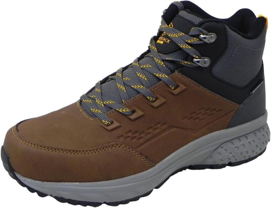 Robuuste Heren Leren Laarzen voor Wandelen en Dagelijks Gebruik