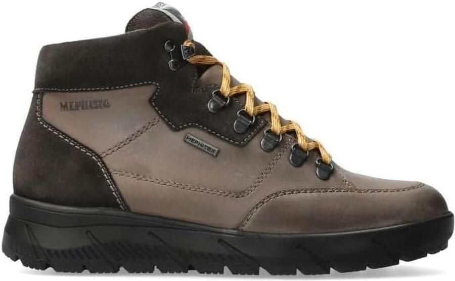 Robuuste Heren Wandelschoenen van Glad Leer Outdoor Laarzen met Optimale Schokdemping