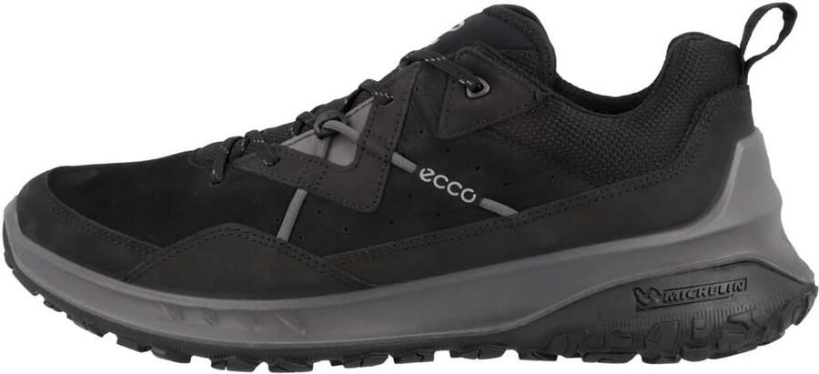 Robuuste Leren Outdoorschoen voor Heren Gripvaste Wandelschoen met Michelin Zool