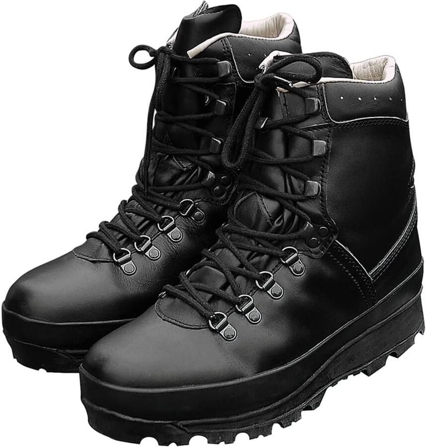 Robuuste Waterdichte Militaire Wandelschoenen voor Heren Zwart Trekkinglaarzen