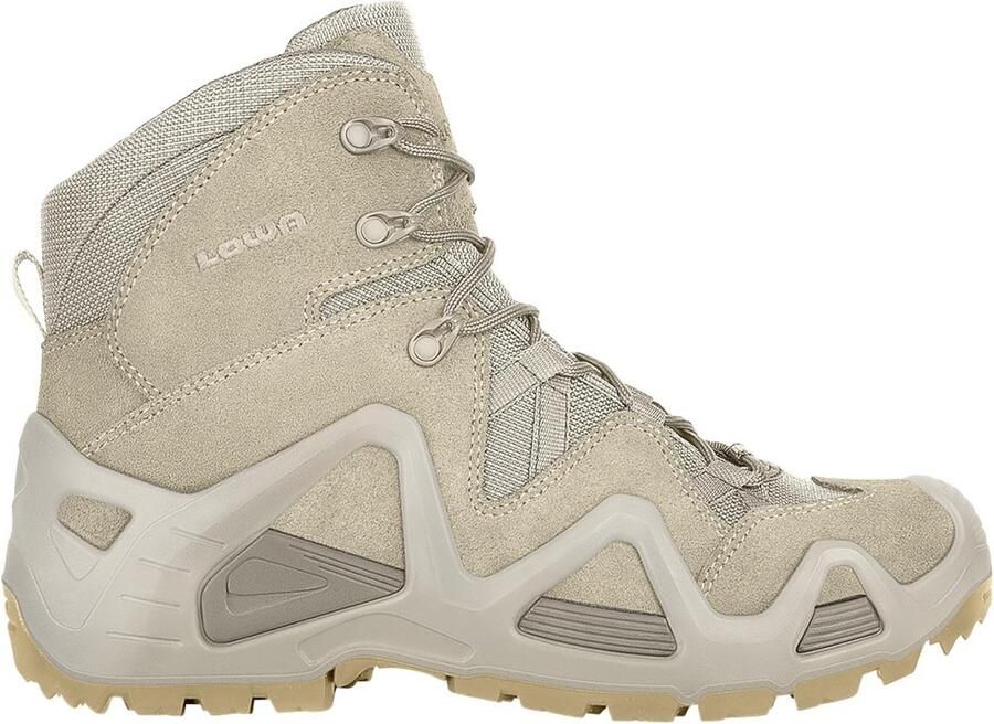 Waterdichte Wandelschoenen Heren Middenhoog Model Suede Desert Kleur