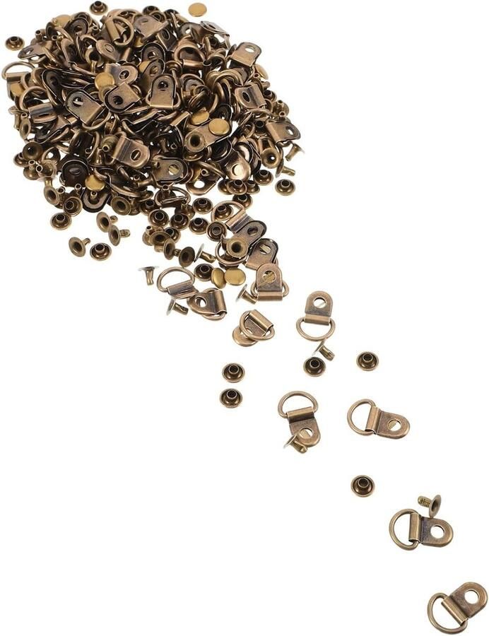 Roestvrijstalen Laarzenhaken D- Veterhaak Voor Wandelschoenen Gesp Voor Laarzen Metalen D-Ringen Vetergespen Voor Gespen Voor Wandelschoenen Vetersluitingen